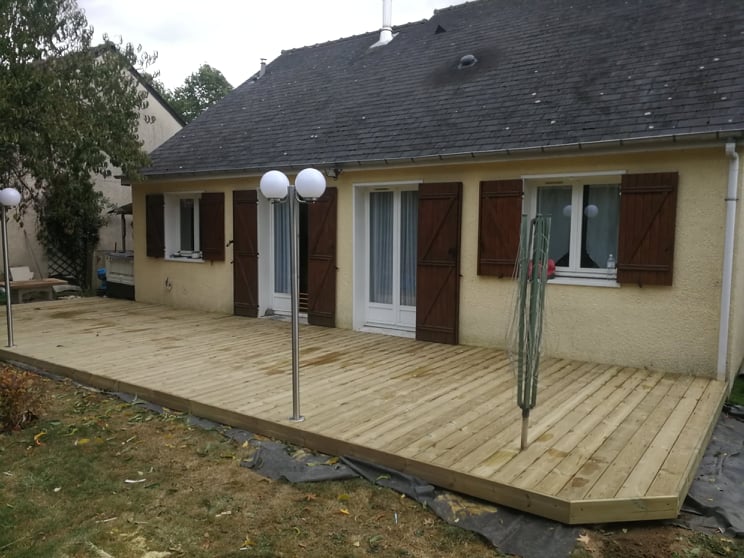 Renovation terrasse terminé